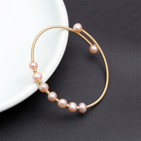 Fashion Geometric Alloy Metal Artificial Pearls Bracelets's discount tags