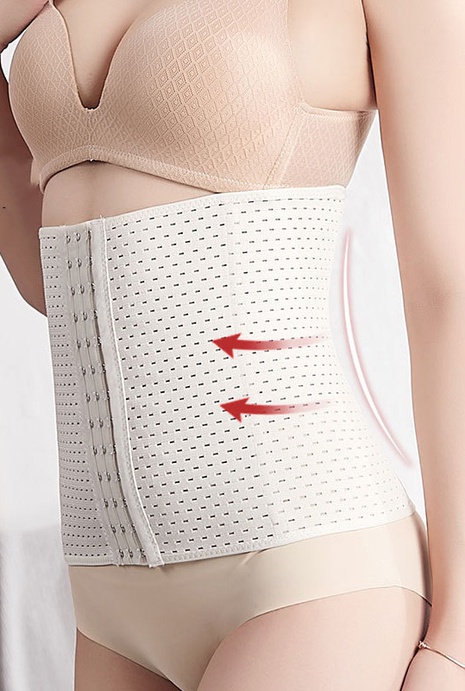 Thin Postpartum Abdominal Belt Breathable Body Girdle Bandage Body Shaper's discount tags