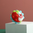 Neuer 3D Clown geformter Griffball Kinder Lernspielzeug Silikon Dekompressionsballpicture15
