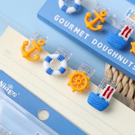Outils de marin de bande dessinée Petit clip de rangement transparent en acrylique's discount tags