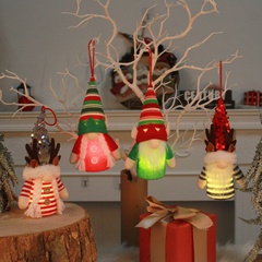 Niedliche Weihnachtsbaum-Dekoration, leuchtende Elfen-Puppen-Anhänger, Fensteraufhänger