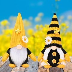 Bonnet tricoté Bee Day Daisy Rudolph Doll Décorations pour la maison de la saison des récoltes