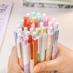 Mädchenhaft bedruckter Push-Type Gel Pen in mehreren Farben