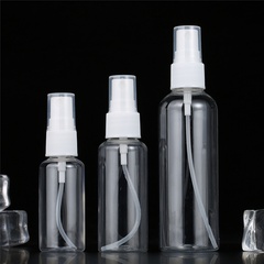30 ml 50 ml 100 ml Sprühflasche transparente tragbare Desinfektionswasser-Kosmetikflasche aus Kunststoff