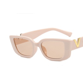 WomenS Fashion Solid Color Resin Square Sunglassespicture10