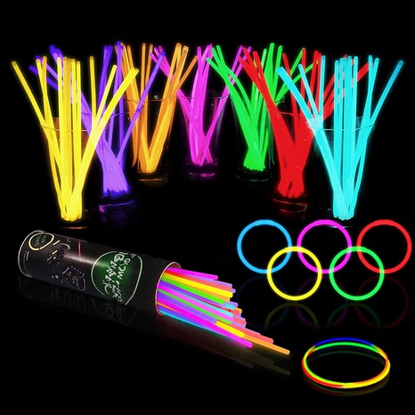 Solide Farbe PE Einweg Leuchtstab Partyspielzeug Dekorationen's discount tags