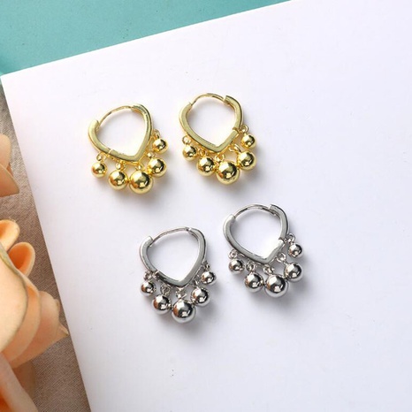 Fashion Geometric Brass Drop Earrings Plating Tassel Copper Earrings's discount tags