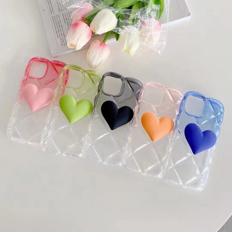 Fashion Heart Shape Silica Gel Apple Phone Cases's discount tags