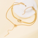 Fashion Circle Copper Layered Necklaces Chain Copper Necklacespicture9
