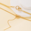 Fashion Circle Copper Layered Necklaces Chain Copper Necklacespicture8
