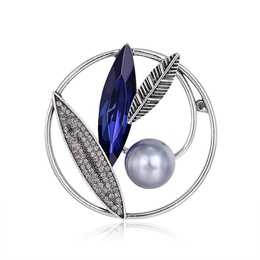 Fashion Geometric Alloy Inlay Artificial Pearls Rhinestone Broochespicture15