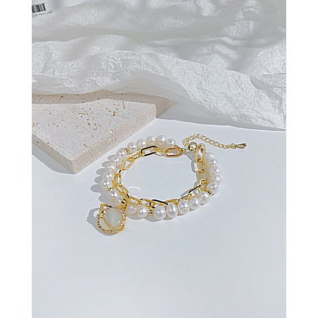 Korean Style Star Perlenkette Kupfer Armbänder's discount tags