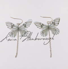 Mode Schmetterling Sterling Silber Ohrringe 925 silber Ohrringe