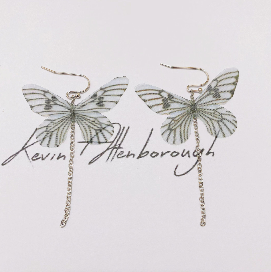 Mode Schmetterling Sterling Silber Ohrringe 925 silber Ohrringepicture1