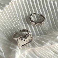 Fashion Geometric Copper Rings Inlay Rhinestone Copper Rings