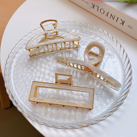 Fashion Geometric Alloy Plating Hair Claw Clips's discount tags