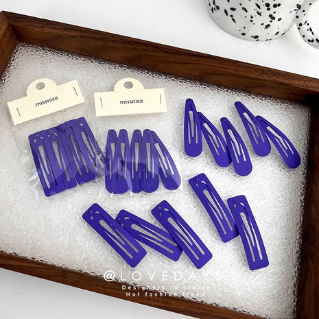 Sweet Geometric Alloy Stoving Varnish Hair Clip 5 Pieces's discount tags