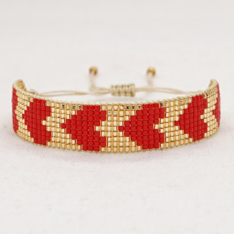 Style Simple Forme de cœur Verre Perlé Bracelets's discount tags