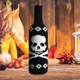 Vintage Calabaza Calabaza Cubierta de botella de vino de punto Mesa Decoracin de Halloween Venta al por mayor Nihaojewelrypicture12