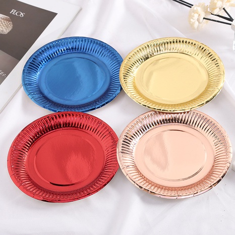 7 Inch Disposable Party Supplies Paper Plate Party Dinner Plate Cake Plate's discount tags