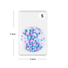Fashion Solid Color Resin Nail Decoration Accessories Nail Supplies