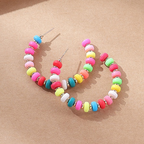 Fashion Geometric Beaded Beads Ear Studs 1 Pair's discount tags