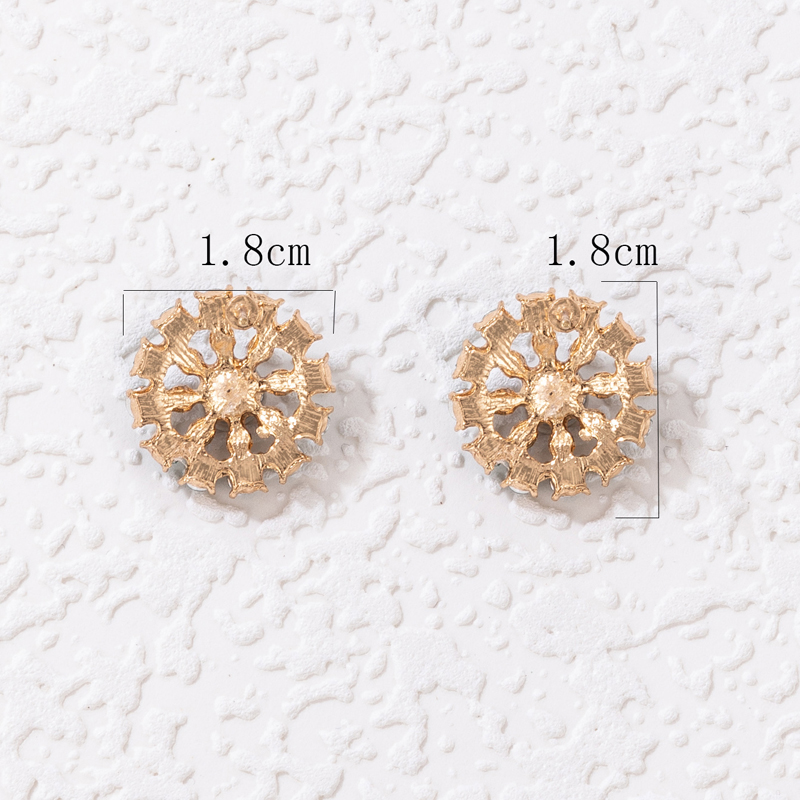 Fashion Geometric Alloy Ear Studs 1 Pairpicture4