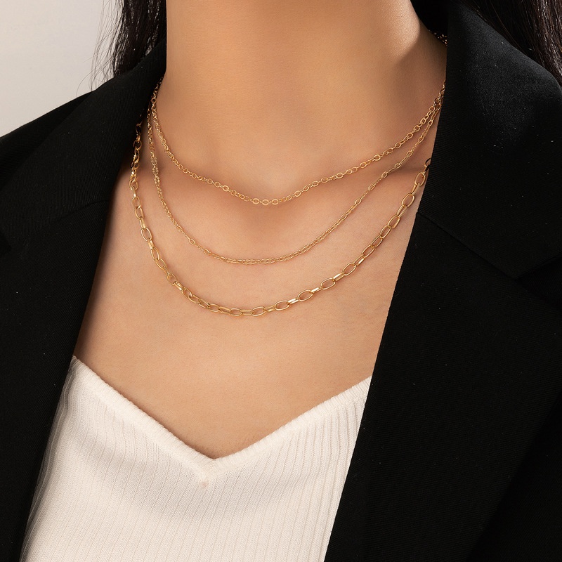 Basic Style Simple Style Alloy Geometric Pattern Necklace Daily Copper Rings