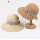 2022 New Summer Fashion Seaside Big Brim Back Slit Casual Sun Straw Hat Femalepicture10