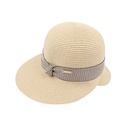 2022 New Summer Fashion Seaside Big Brim Back Slit Casual Sun Straw Hat Femalepicture14