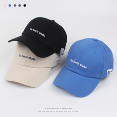 Children's Letter Embroidery Sun-Proof Peaked Casual Soft Top Baseball Cap