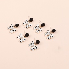 Sweet Bow Knot Alloy Artificial Pearl Drop Earrings 3 Pairs