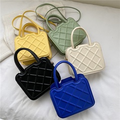 2022 New Trendy Simple Small Solid Color Crossbody Messenger Handbag
