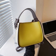 2022 New Fashion Color Contrast Messenger Small Square Bag