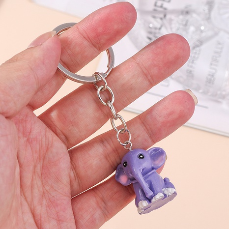 Women'S Cute Elephant Alloy Keychain Plating Key Chains's discount tags