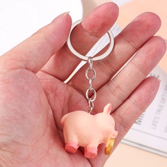 Women'S Cute Pig Alloy Keychain Plating Key Chains