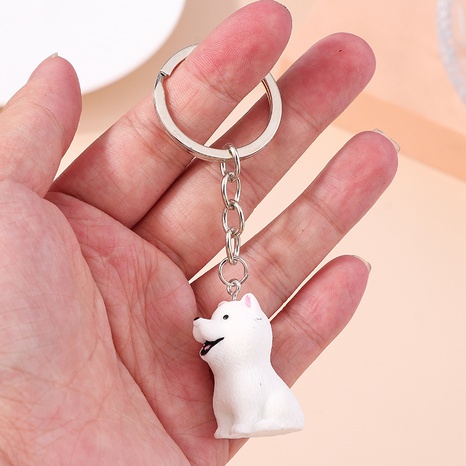 Women'S Cute Dog Alloy Keychain Plating Acrylic Key Chains's discount tags