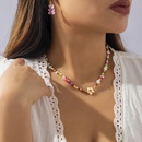 S Imitation perlen Kunststoff Eisen Mehrfarbig Halskette Tglich Nicht eingelegt Kupfer Halskettenpicture7