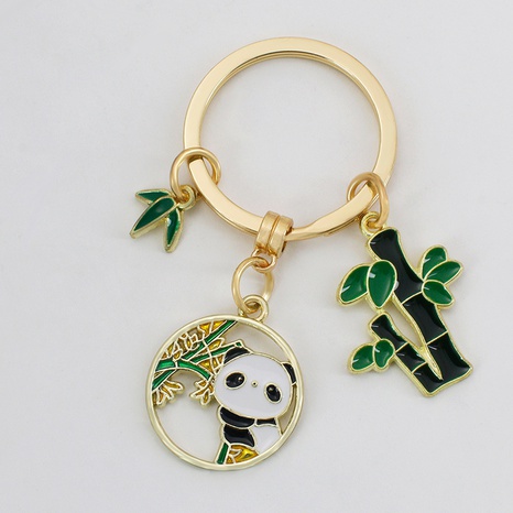 Cute Panda Alloy Plating Keychain's discount tags