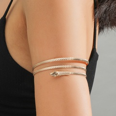 Fashion Simple Geometric Animal Snakelike Winding Alloy Armband Jewelry