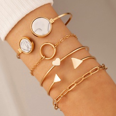Fashion Alloy Triangle Heart shape Bracelet Bracelet Daily