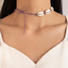 Fashion Cloth Shell Necklace (Choker for Neck Sticking) Beach