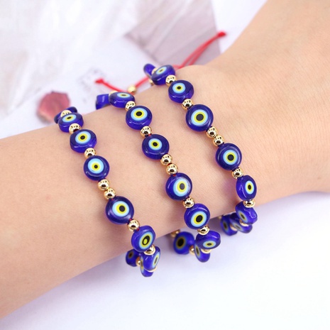 Fashion Eye Copper Beaded No Inlaid Bracelets's discount tags
