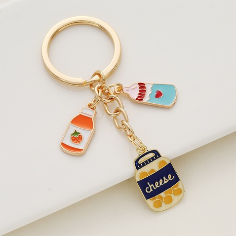 French Style Geometric Alloy Plating Keychain's discount tags