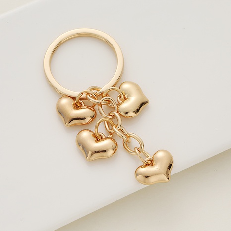 Romantic Heart Alloy Plating Keychain's discount tags