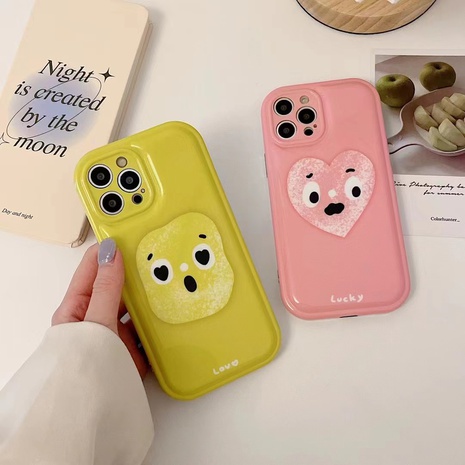 Fashion Simple Creative Cartoon Emoji Couple Iphone13promax Phone Case's discount tags