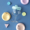 Children Fashion Creative Glass Baby Plastic Goblet Juice Drink Milk NoSpill Cuppicture10