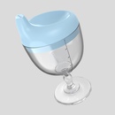 Children Fashion Creative Glass Baby Plastic Goblet Juice Drink Milk NoSpill Cuppicture12