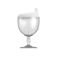 Children Fashion Creative Glass Baby Plastic Goblet Juice Drink Milk NoSpill Cuppicture18