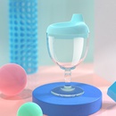 Children Fashion Creative Glass Baby Plastic Goblet Juice Drink Milk NoSpill Cuppicture9